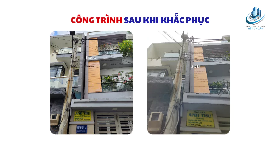 Xử lý lún nghiêng thành công tại Phường Hiệp Bình Chánh TPHCM